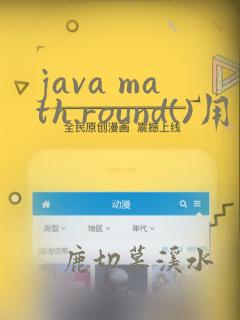 java math.round()用法