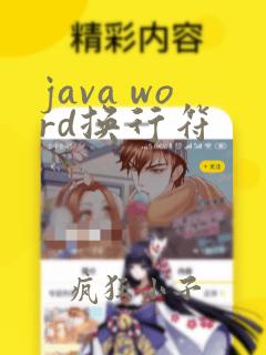 java word换行符
