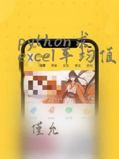 python求excel平均值