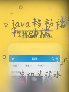 java移动端和web端