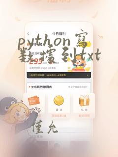 python写数据到txt