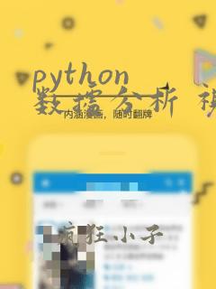 python 数据分析 视频