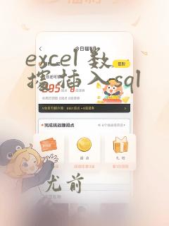 excel 数据插入sql