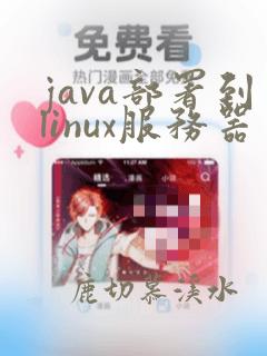java部署到linux服务器