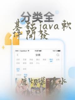 基础java软件开发