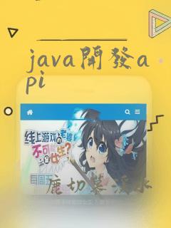 java开发api