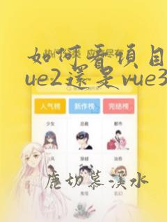 如何看项目是vue2还是vue3