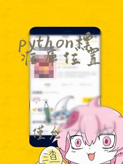 python标准库位置