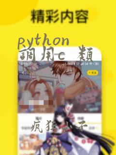 python 调用c 类