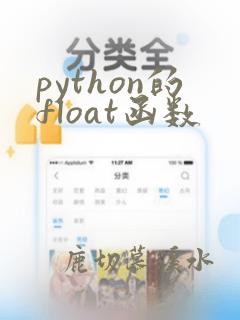 python的float函数