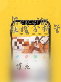 用excel做数据分析管理系统