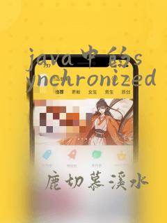 java中的synchronized