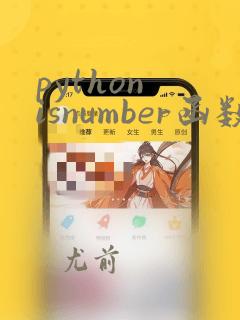 python isnumber函数