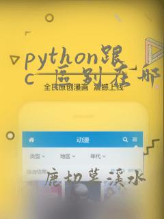 python跟c 区别在哪里