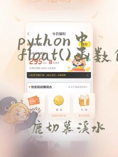 python中float()函数的作用