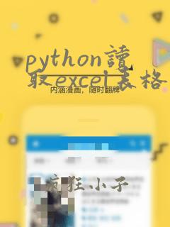 python读取excel表格每一行