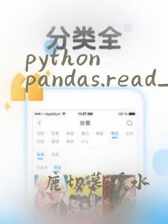python pandas.read_csv