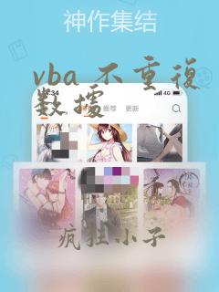 vba 不重复数据