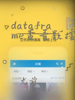 dataframe查看数据类型