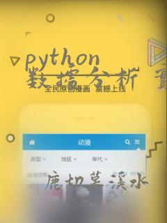 python 数据分析 实战
