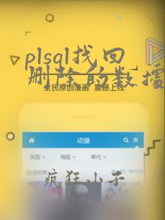 plsql找回删除的数据