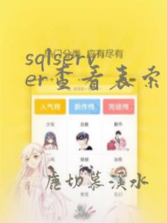sqlserver查看表索引的sql语句