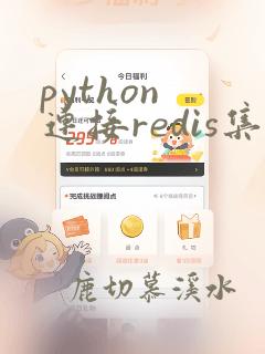 python 连接redis集群
