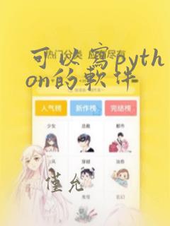 可以写python的软件