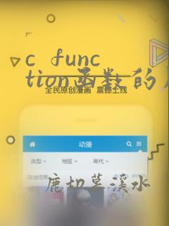 c function函数的用法