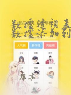 数据透视表将此数据添加到数据模型