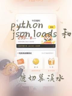 python json loads 和load