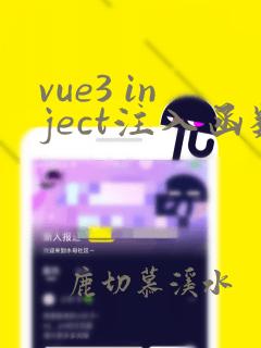 vue3 inject注入函数