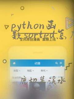 python函数sorted怎么传递参数