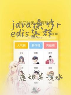 java操作redis集群