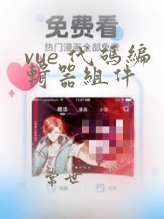 vue 代码编辑器组件