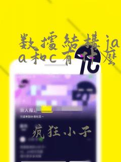 数据结构java和c有什么区别