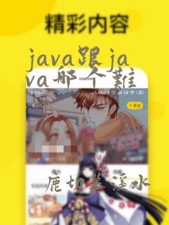 java跟java哪个难