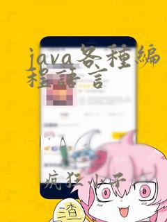 java各种编程语言