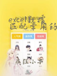 excel数据匹配常用的函数