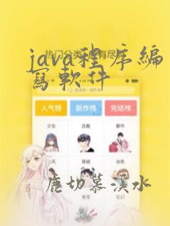 java程序编写软件