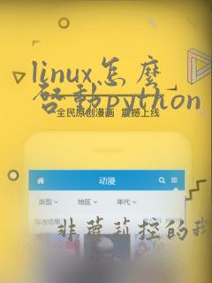 linux怎么启动python
