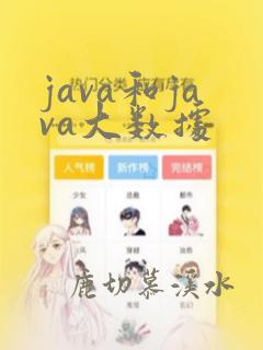 java和java大数据