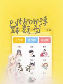 python浮点类型