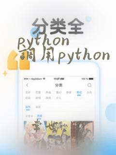 python 调用python
