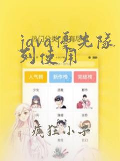 java优先队列使用