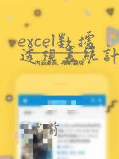 excel数据透视表统计个数