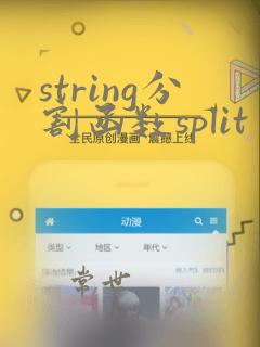 string分割函数split