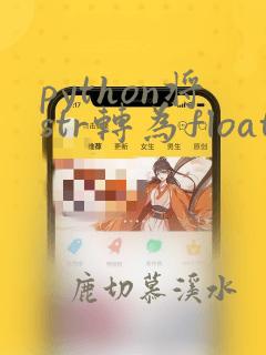 python将str转为float