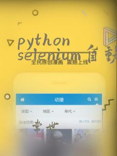 python selenium自动化教程