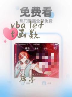 vba left函数